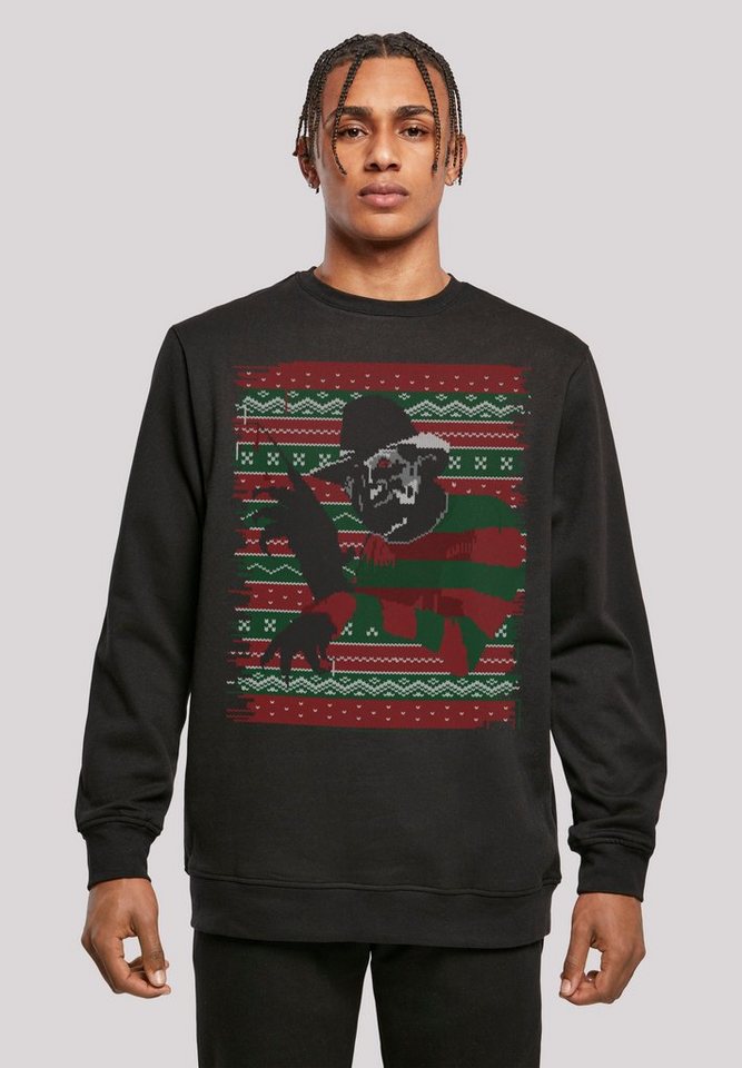 F4NT4STIC Kapuzenpullover Nightmare On Elm Street Christmas Fair Isle Print günstig online kaufen