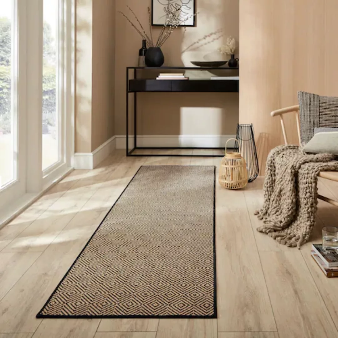 FLAIR RUGS Teppich »Jute Diamond«, rechteckig, Jute Teppich günstig online kaufen