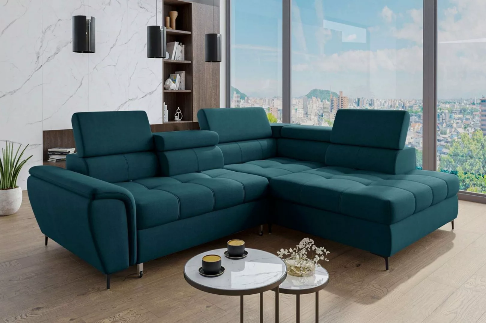 Stylefy Ecksofa Xander, L-Form, Eckcouch, wahlweise mit Bettfunktion und Be günstig online kaufen