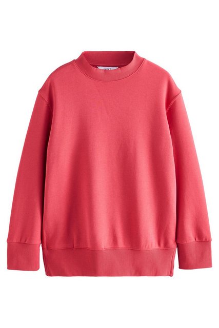 Next Longsweatshirt Essentials Langes Baumwoll-Sweatshirt, Relaxed Fit (1-t günstig online kaufen