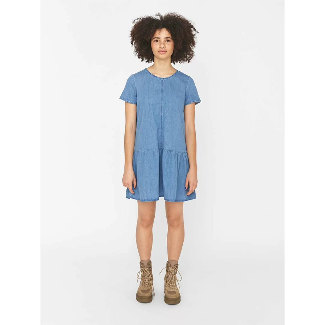 NOISY MAY Kurzärmelig Kurzkleid Damen Blau günstig online kaufen