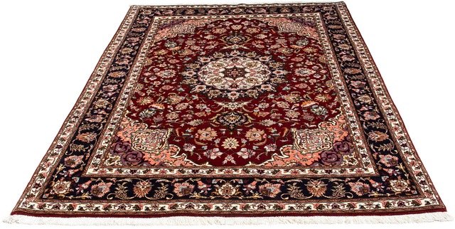 morgenland Orientteppich »Perser - Täbriz - Royal - 214 x 153 cm - dunkelro günstig online kaufen