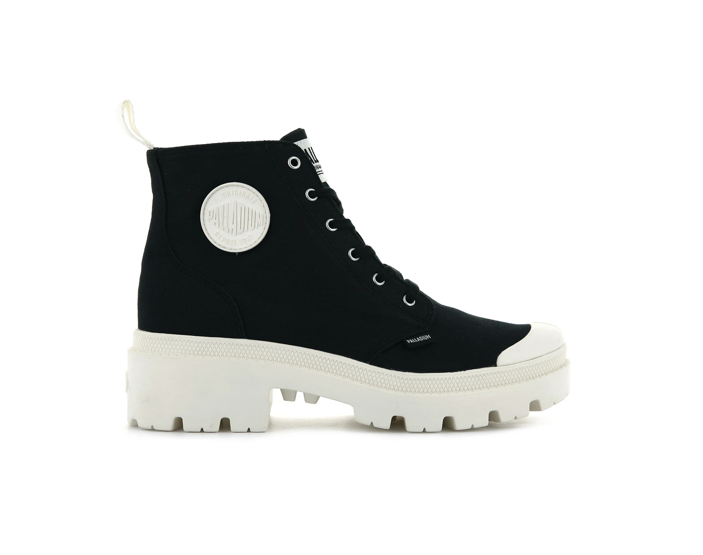 Palladium Boots Womens PALLABASE TWILL BLACK günstig online kaufen