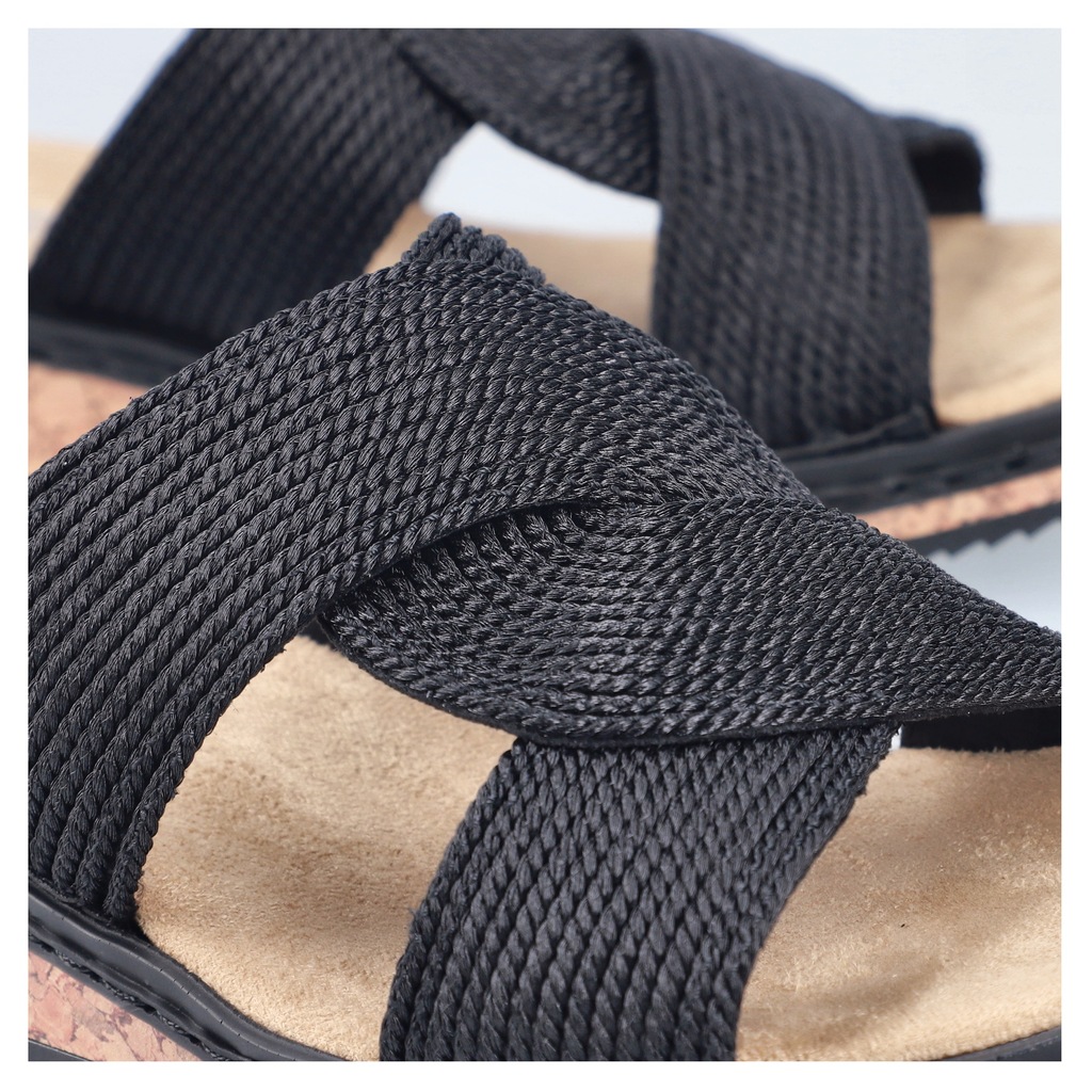 Rieker Pantolette, Sommerschuh, Schlappen, Hausschuh, Keilabsatz, mit weich günstig online kaufen