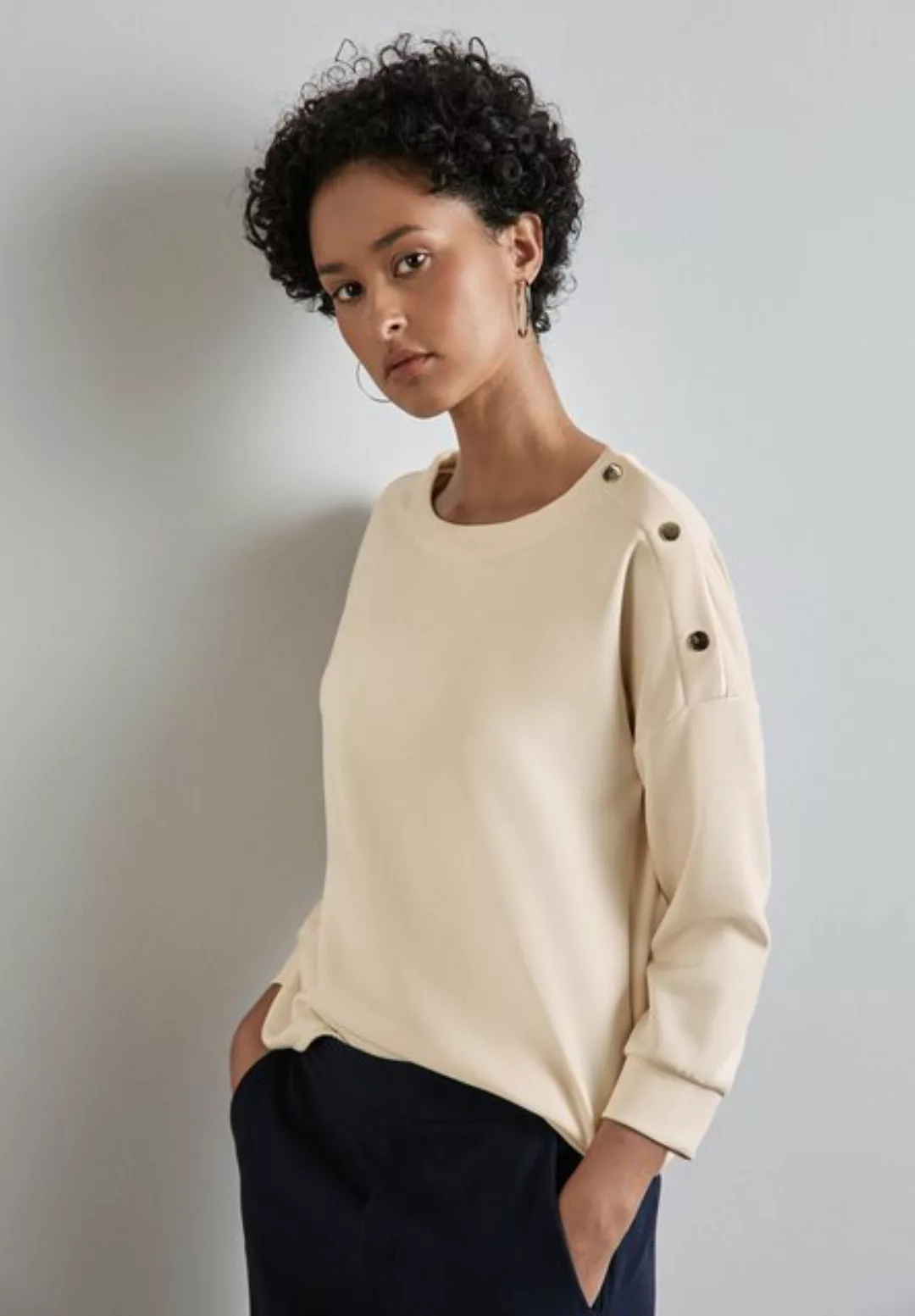 STREET ONE 3/4-Arm-Shirt im Silk Look günstig online kaufen