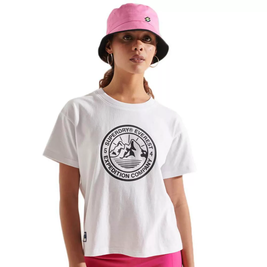 Superdry Code Expedition Boxy Kurzarm T-shirt XS Optic günstig online kaufen