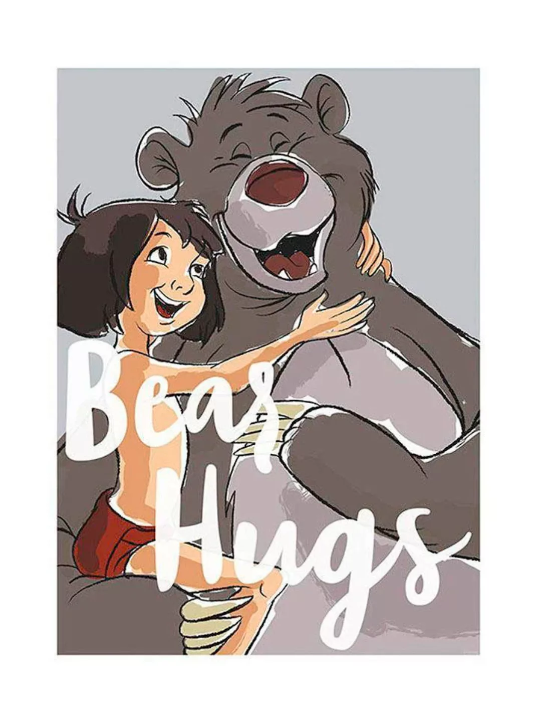 Komar Poster "Bear Hug", Disney, (1 St.), Kinderzimmer, Schlafzimmer, Wohnz günstig online kaufen