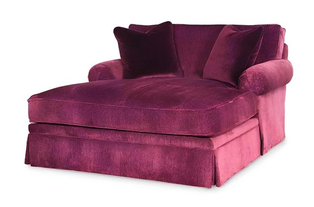 Xlmoebel Chaiselongue Neu! Großes Bordeaux-Stoffsofa für das Wohnzimmer -, günstig online kaufen