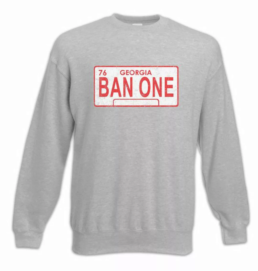 Urban Backwoods Sweatshirt Ban One Sign License Plate Sweatshirt Smokey And günstig online kaufen