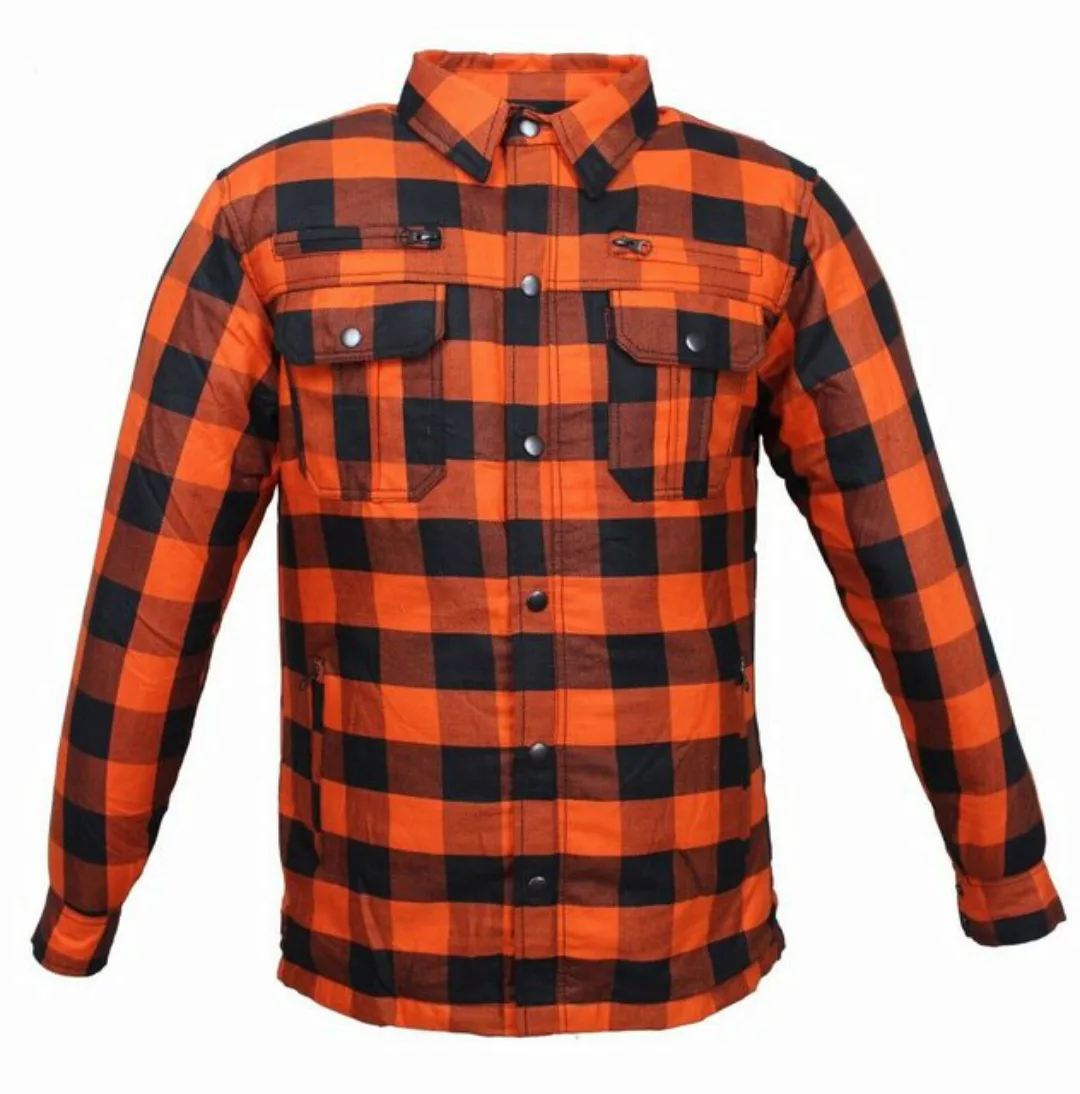 Alpha Speeds Motorradjacke Flanell-Holzfäller Motorrad KEV ARAMID Lumber Bi günstig online kaufen