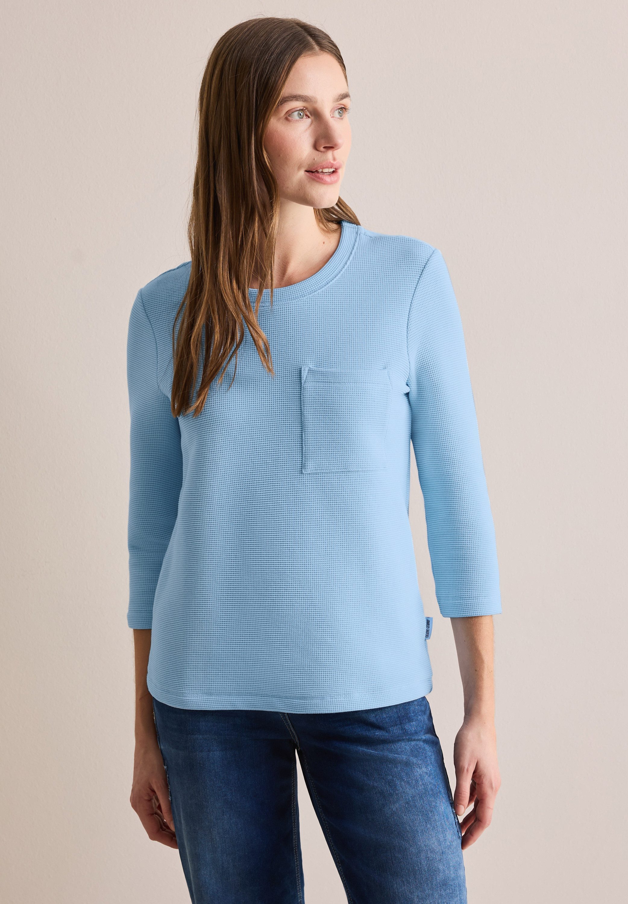 CECIL 3/4-Arm-Shirt mit 3/4 Ärmeln günstig online kaufen