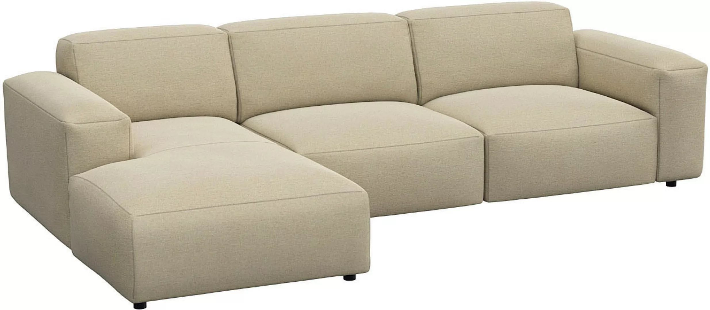 FLEXLUX Ecksofa "Lucera Chaislongue + 2,5 Sitzer", modern & anschmiegsam, K günstig online kaufen