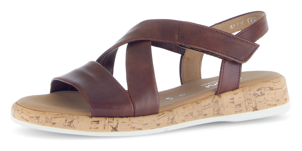 Gabor Riemchensandale "RHODOS", Keilsandalette, Sommerschuh, Komfortschuh i günstig online kaufen