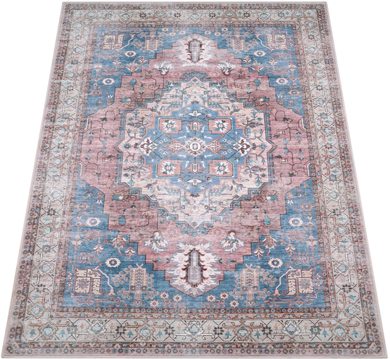 Paco Home Teppich »Bordeaux 246«, rechteckig, 4 mm Höhe, Kurzflor, Orient-O günstig online kaufen