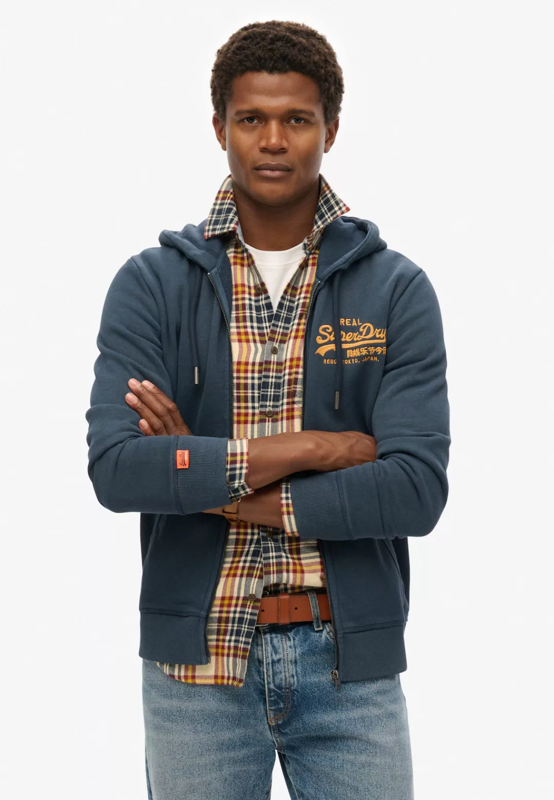 Superdry Kapuzensweatjacke "SD-VL EMBROIDERED ZIPHOOD" günstig online kaufen