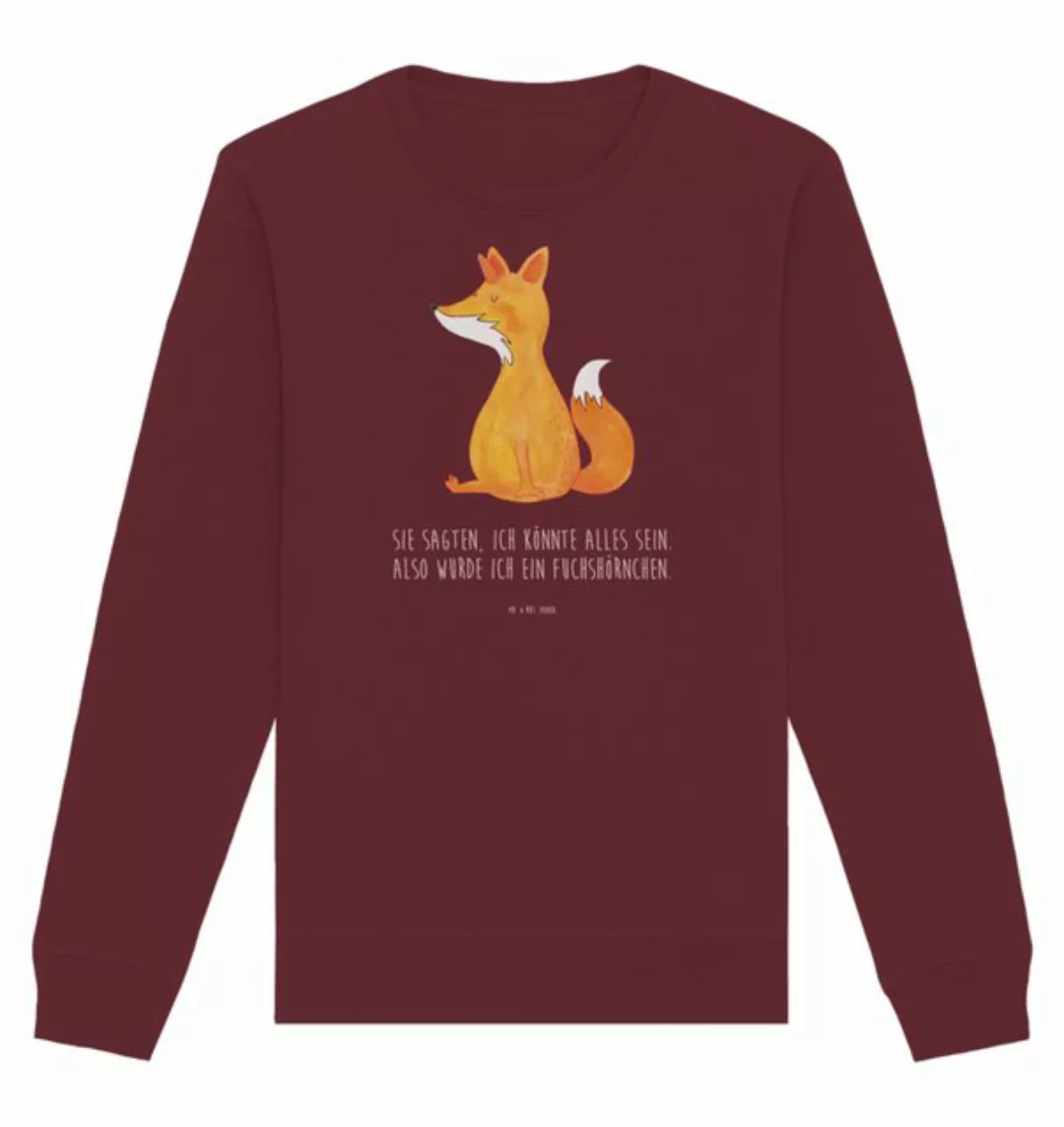 Mr. & Mrs. Panda Longpullover Einhorn Fuchs Größe L - Burgundy - Geschenk, günstig online kaufen