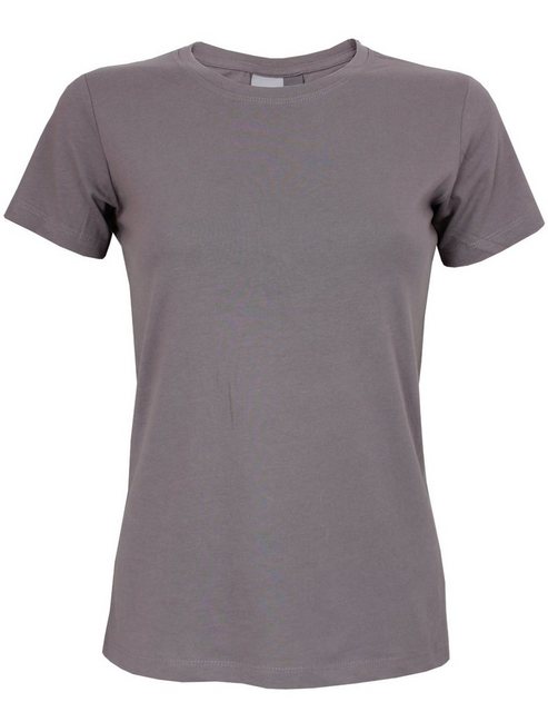 Promodoro Rundhalsshirt Women’s Premium-Shirt Unifarben günstig online kaufen