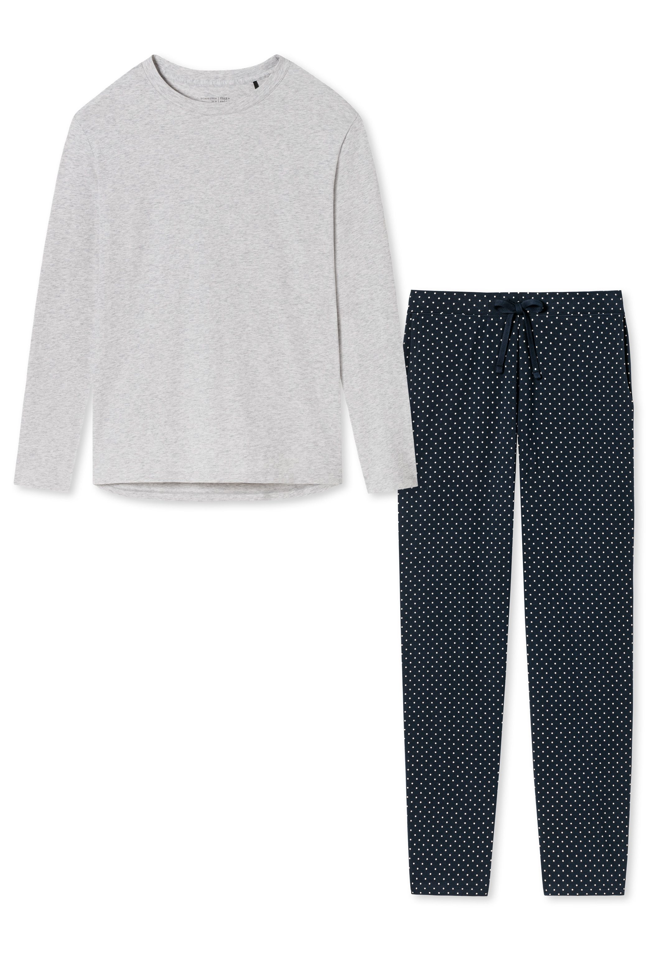 Schiesser Pyjama Organic Cotton (Set, 2 günstig online kaufen