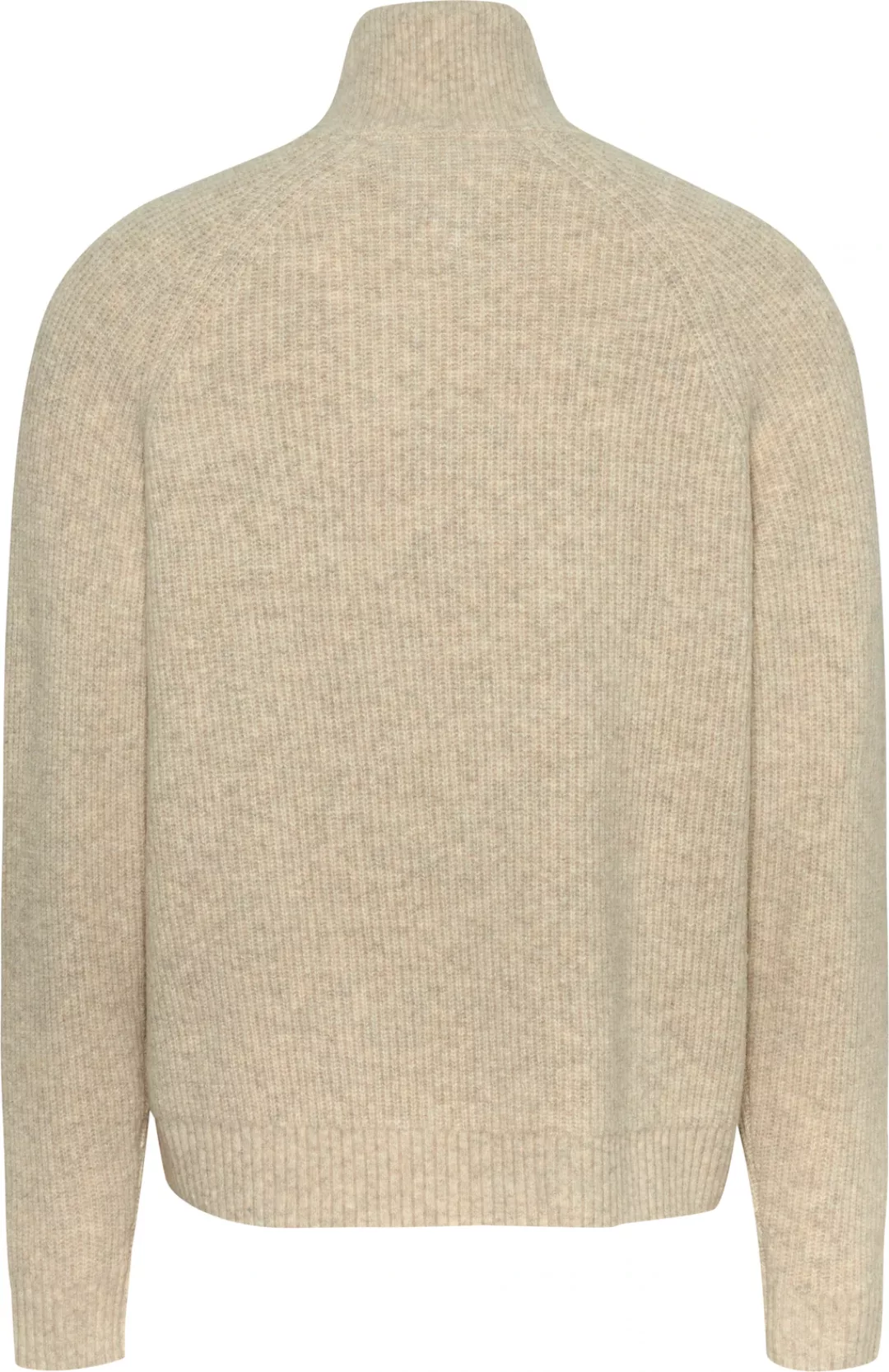 Tommy Jeans Strickpullover TJM REG 1/4 ZIP RAGLAN BADGE Reißverschluss bis günstig online kaufen