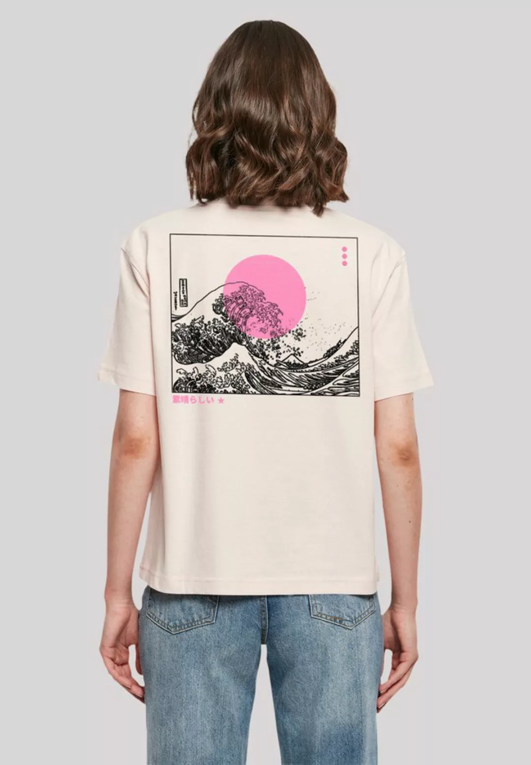 F4NT4STIC T-Shirt Kanagawa Wave Print günstig online kaufen