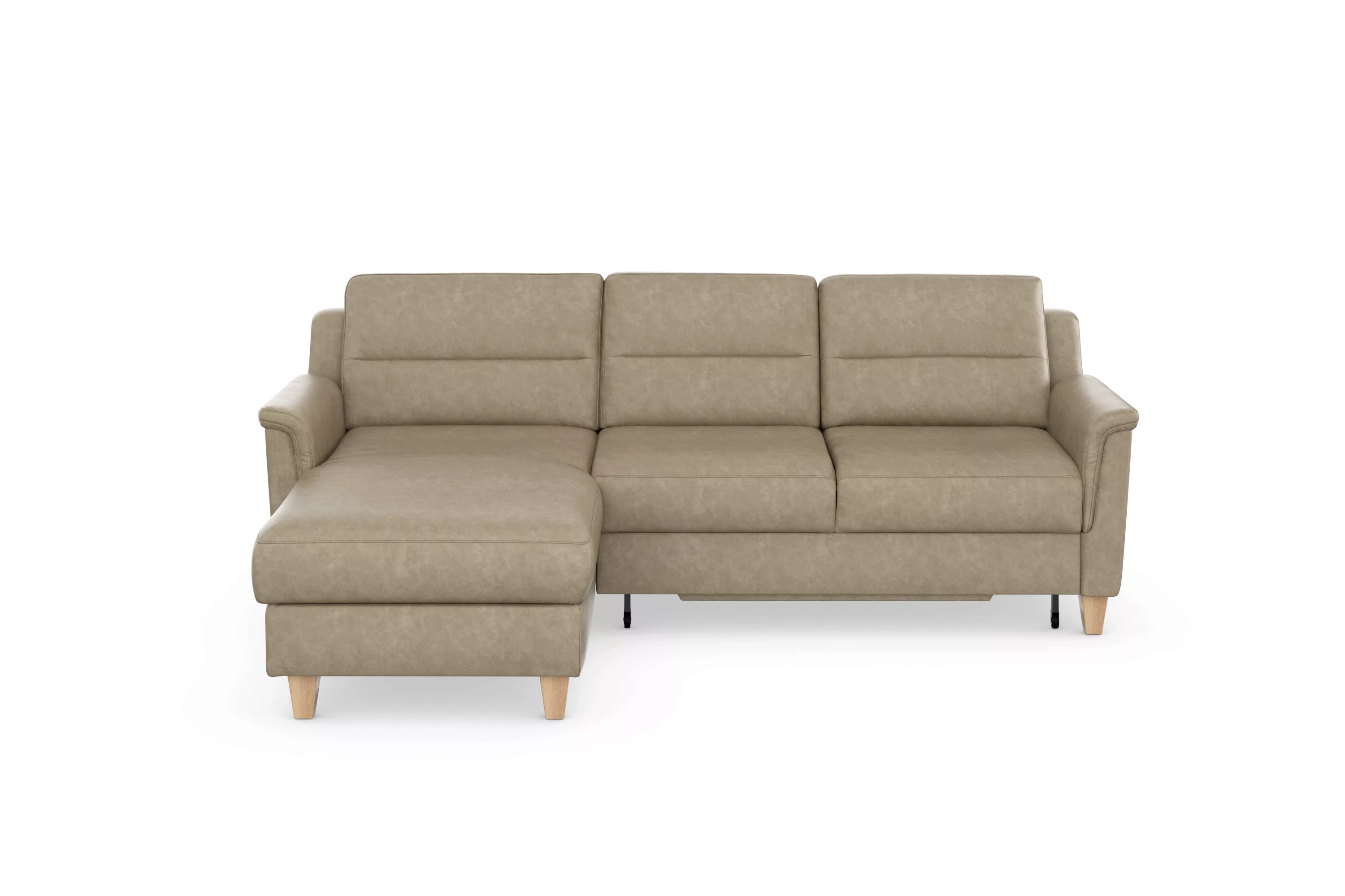 sit&more Ecksofa "Farö L-Form", inklusive Federkern, wahlweise mit Bettfunk günstig online kaufen