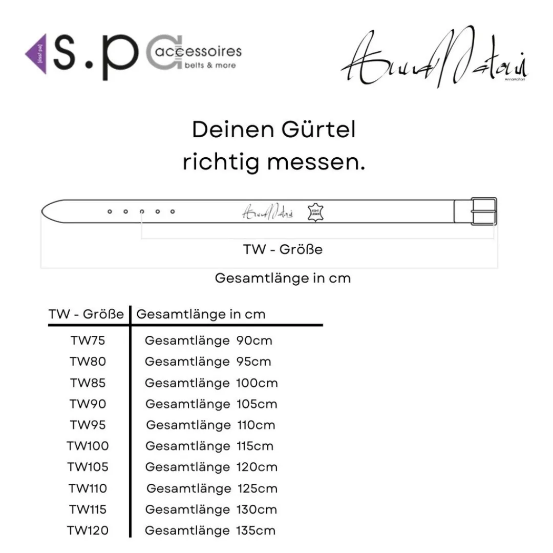 AnnaMatoni Ledergürtel günstig online kaufen