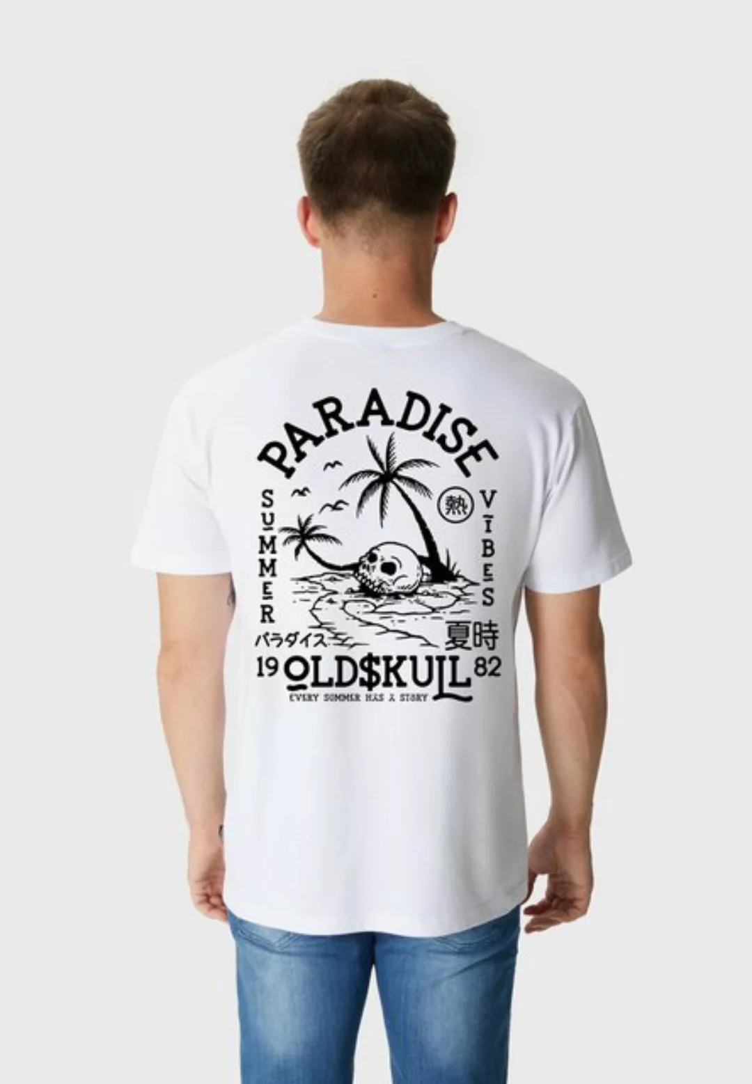 Oldskull T-Shirt Xtreme Island & Skull Logo Graphic günstig online kaufen