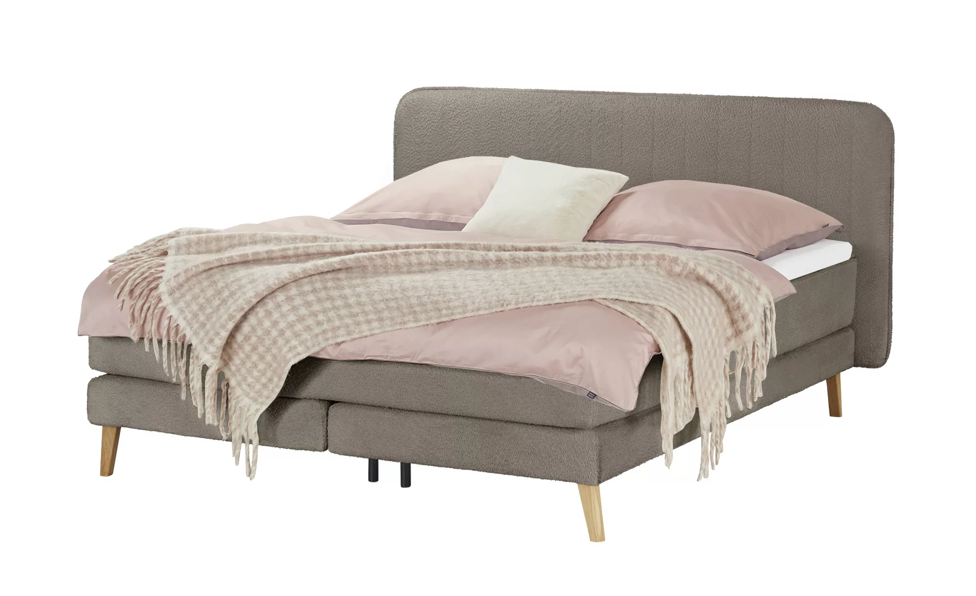 Boxspringbett  Stoke ¦ braun ¦ Maße (cm): B: 187 H: 111 Betten > Boxspringb günstig online kaufen