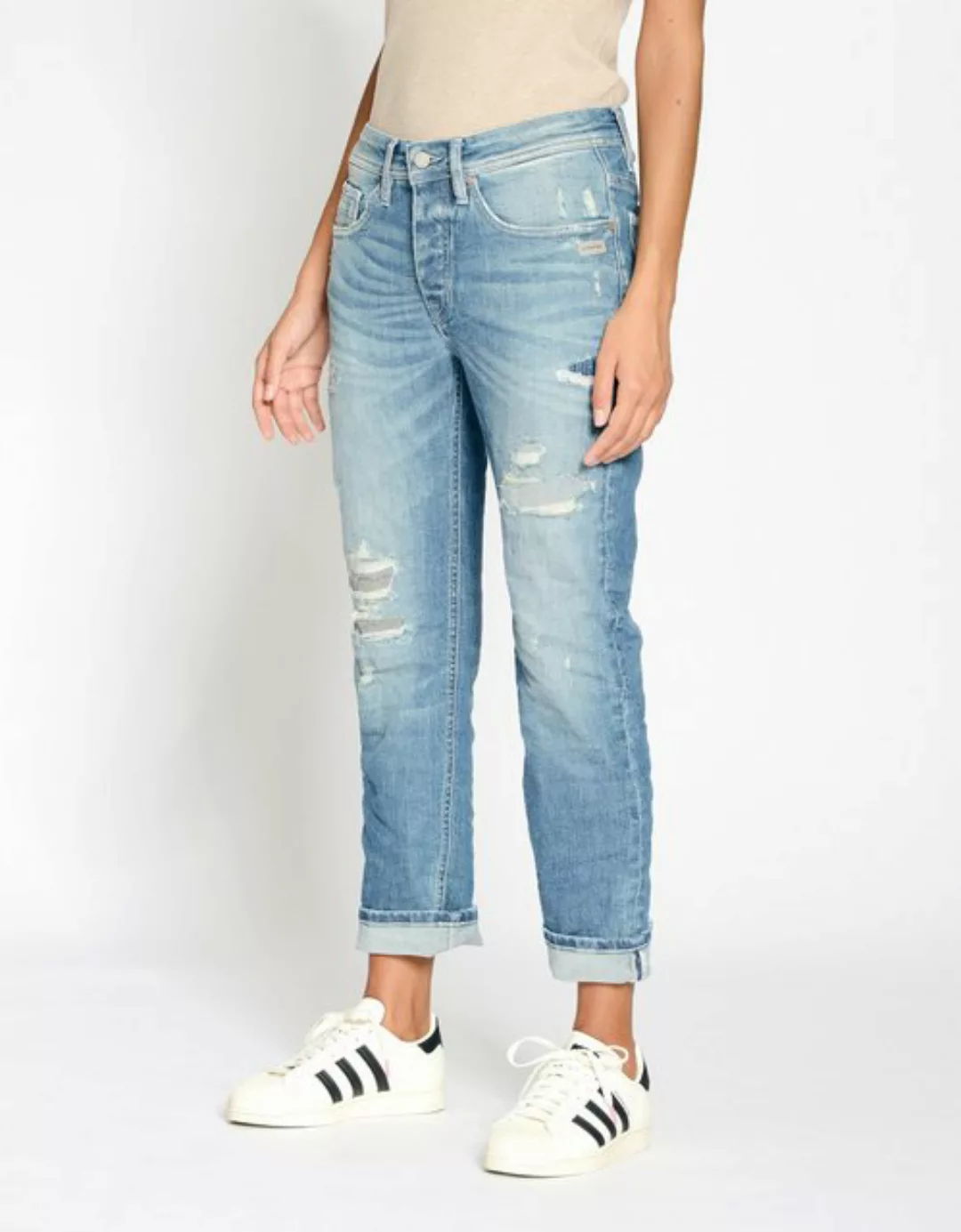 GANG Boyfriend-Jeans 94NICA CROPPED mit geraden und verkürzten Beinverlauf günstig online kaufen