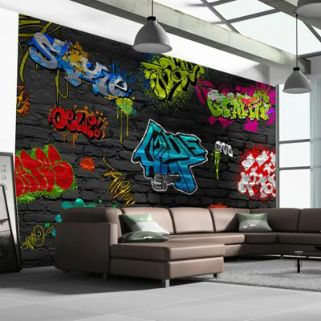 artgeist Fototapete Graffiti wall mehrfarbig Gr. 150 x 105 günstig online kaufen