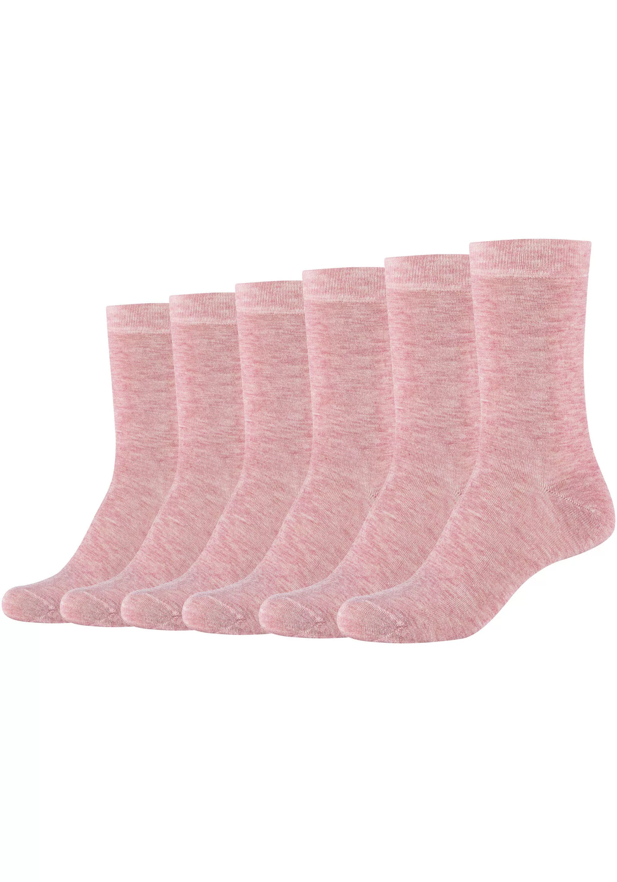 Camano Socken, (Packung, 6 Paar), Mit hangekettelter Zehennaht günstig online kaufen