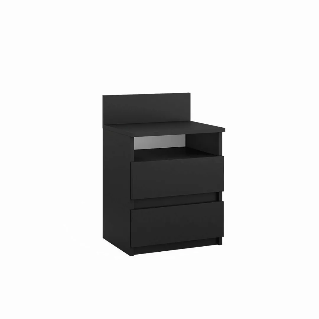 Vicco Nachtschrank Monty, Schwarz, 39.6 x günstig online kaufen