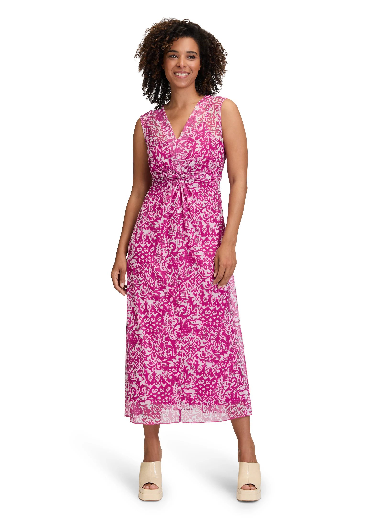 Cartoon Midikleid "Cartoon Damen Sommerkleid Midikleid ohne Arm", Druck günstig online kaufen