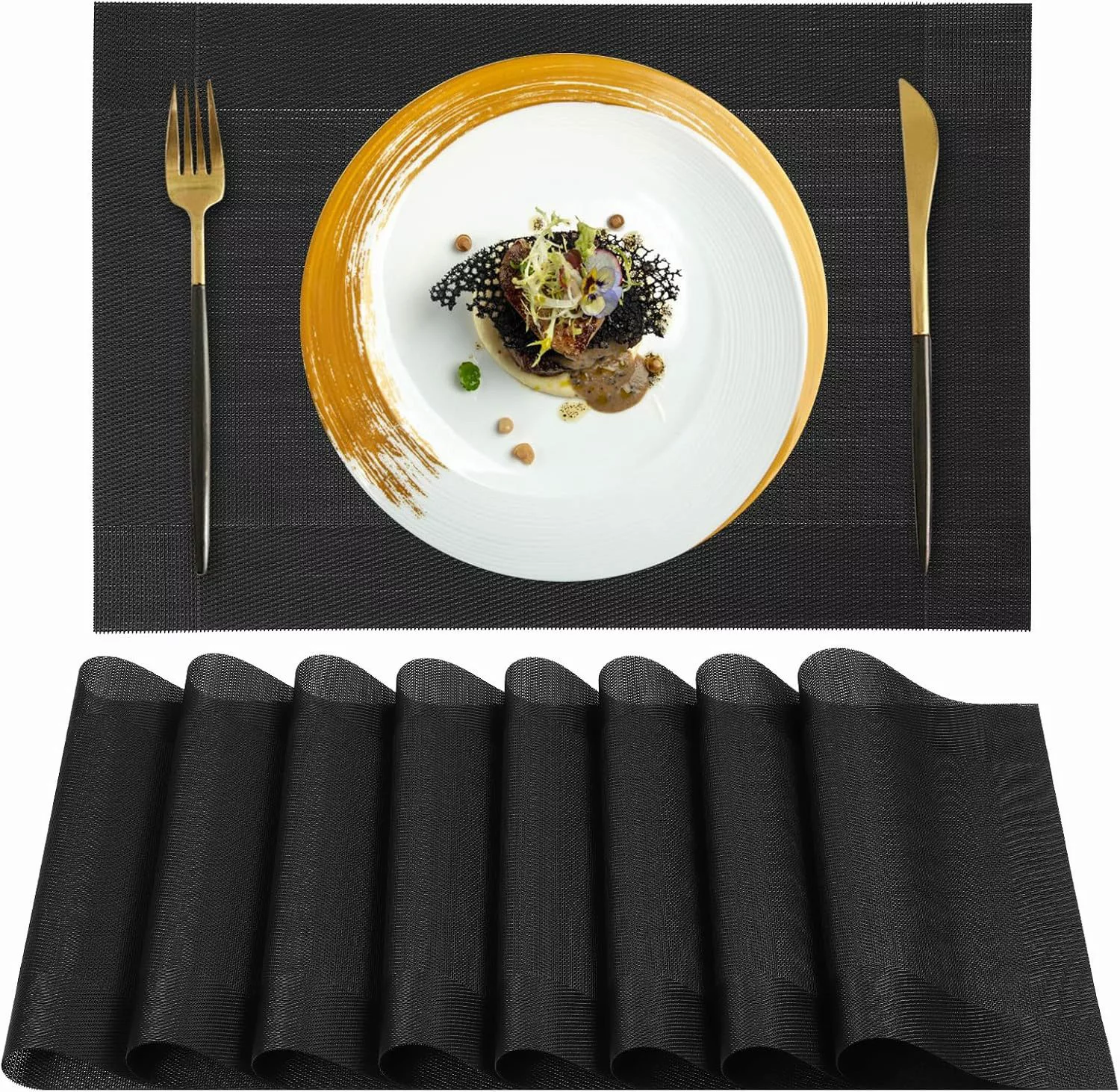 Coonoor Platzset Abwischbar Tischsets Hitzebeständig Platzdeckchen günstig online kaufen