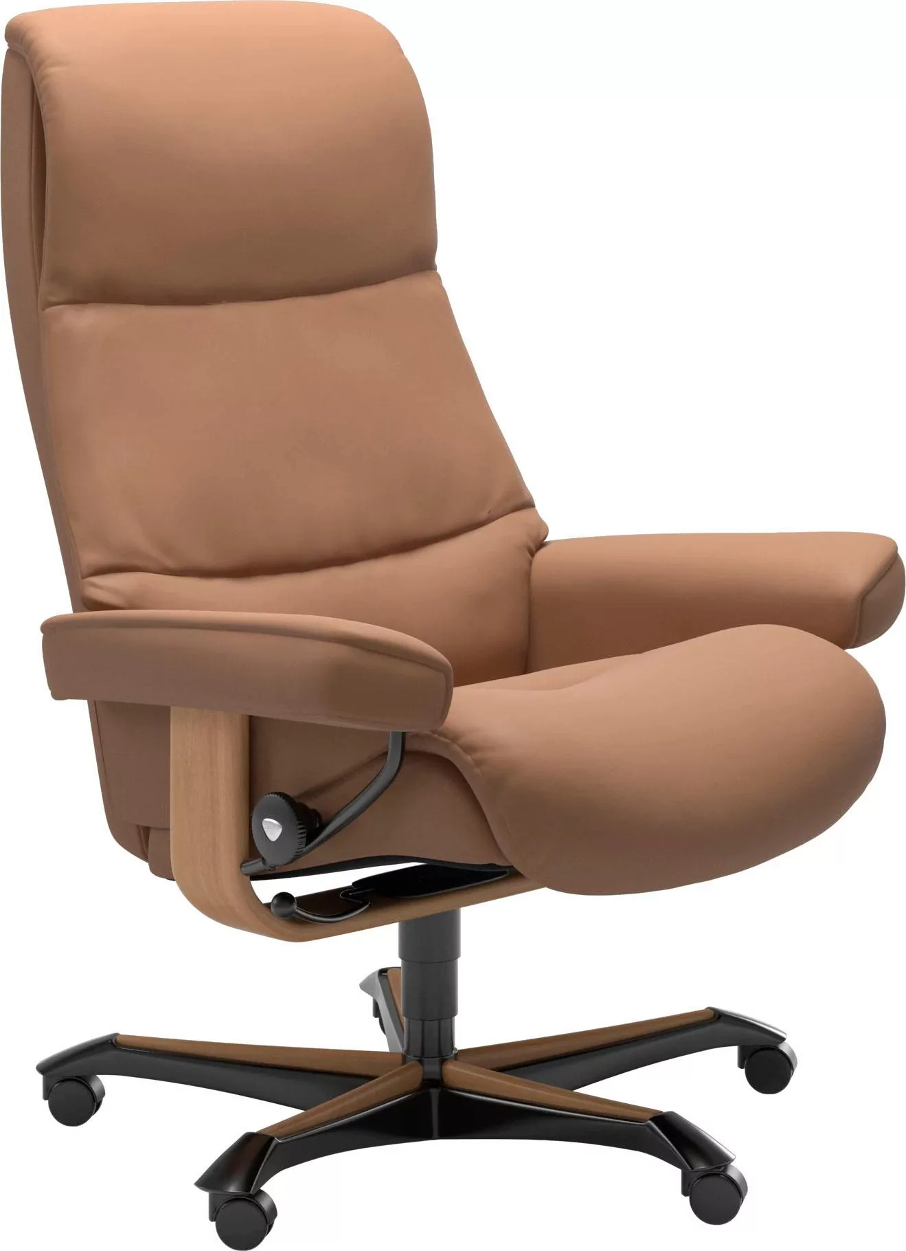 Stressless Relaxsessel "View", mit Home Office Base, Größe M,Gestell Eiche günstig online kaufen