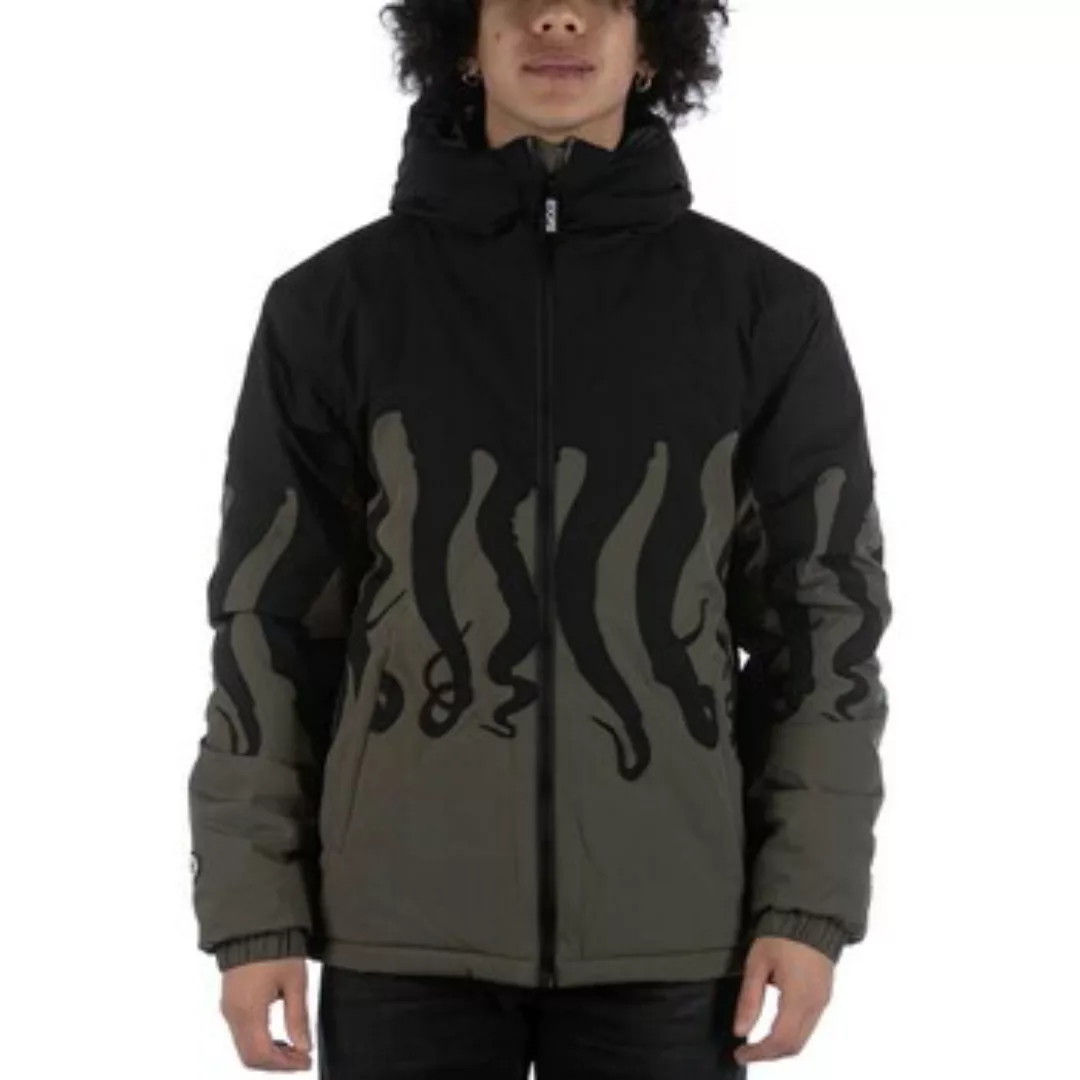 Octopus  Jacken Giubbino  Layer Puff Jacket Nero Verde günstig online kaufen