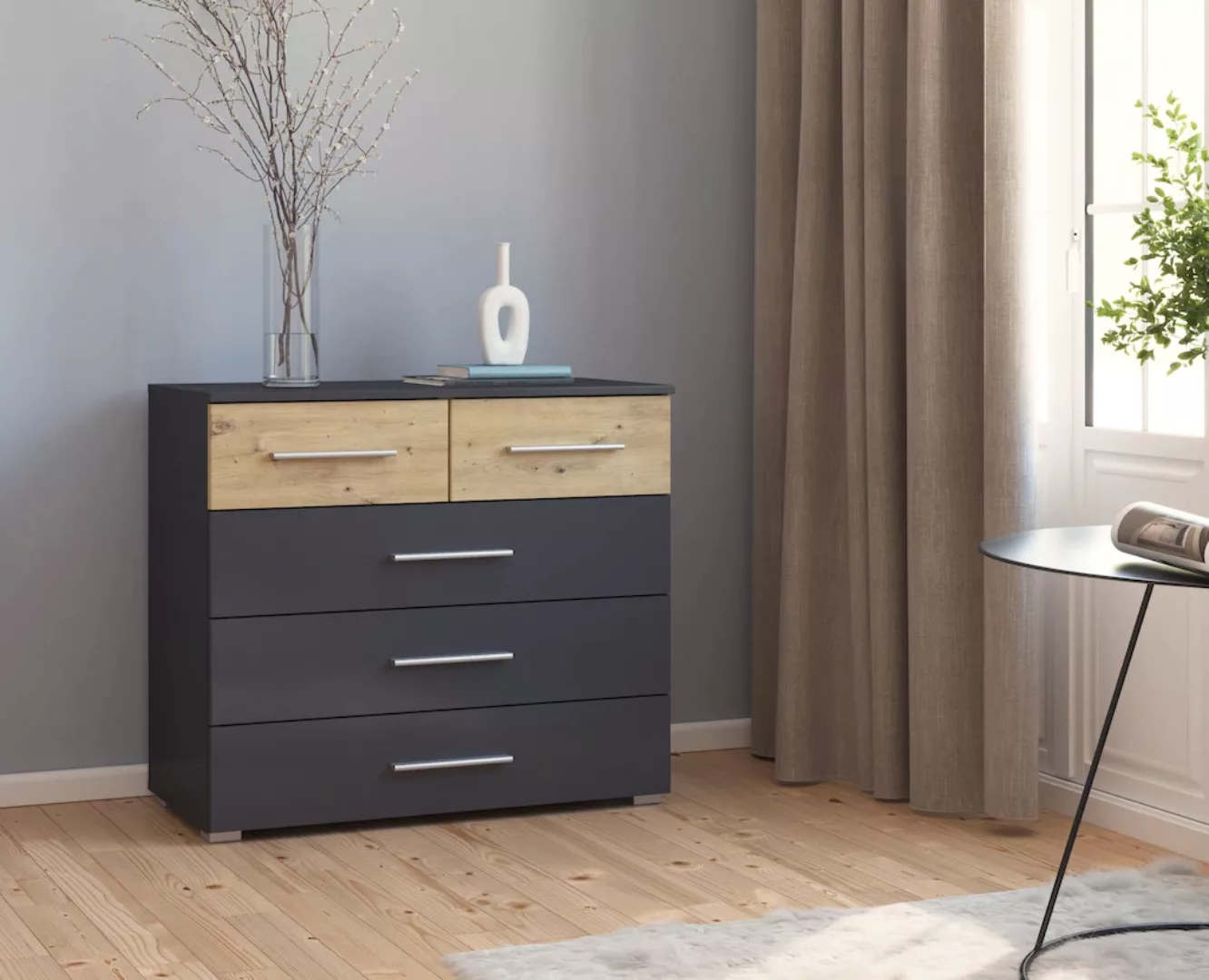 rauch Schubkastenkommode "Sideboard Kommode Schubladenkommode TARRAGONA", m günstig online kaufen