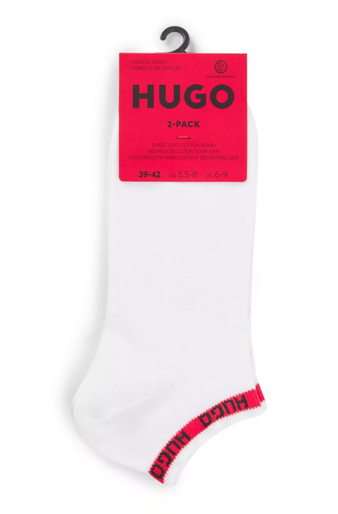 HUGO Underwear Freizeitsocken "2P AS TAPE CC", (Packung, 2er Pack), mit Log günstig online kaufen