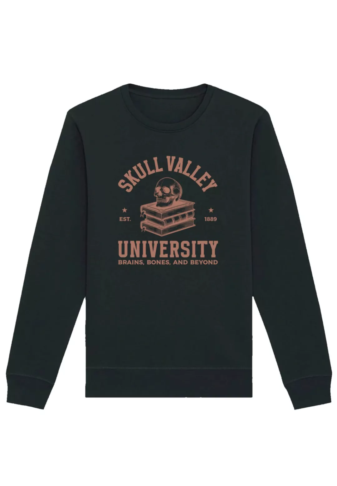 F4NT4STIC Sweatshirt "Halloween University skull valley", Premium Qualität günstig online kaufen