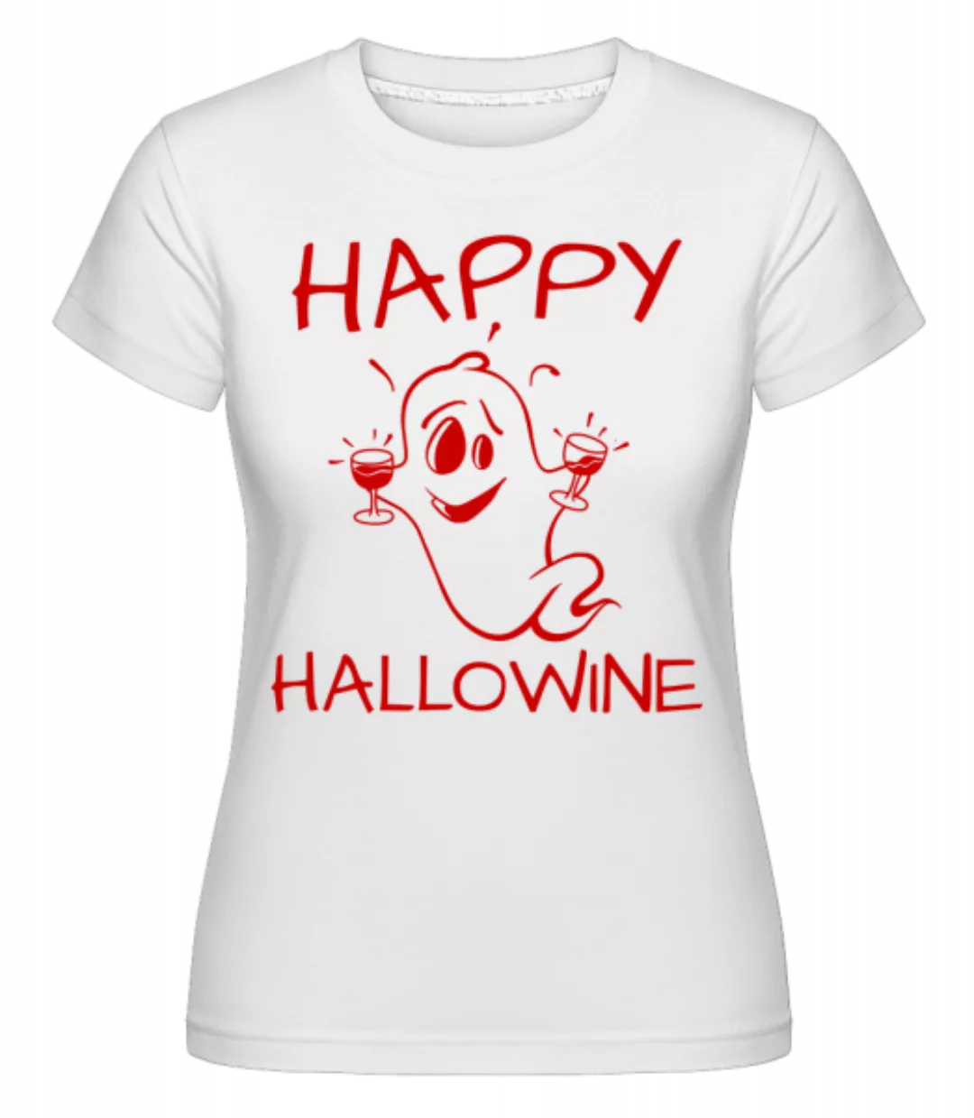 Happy Halloween Ghost · Shirtinator Frauen T-Shirt günstig online kaufen