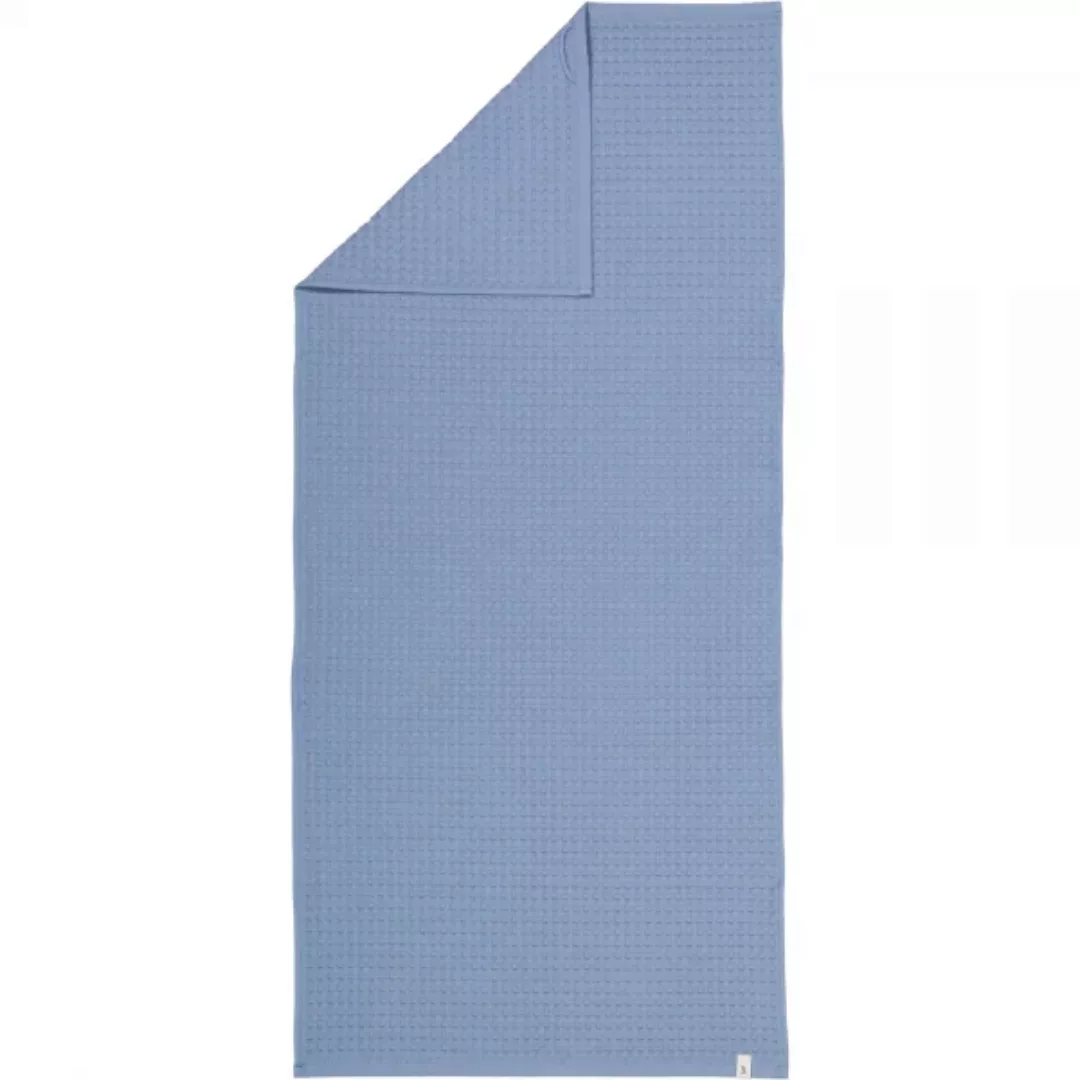 Möve Handtücher Piquée - Farbe: steel blue - 847 - Handtuch 50x100 cm günstig online kaufen