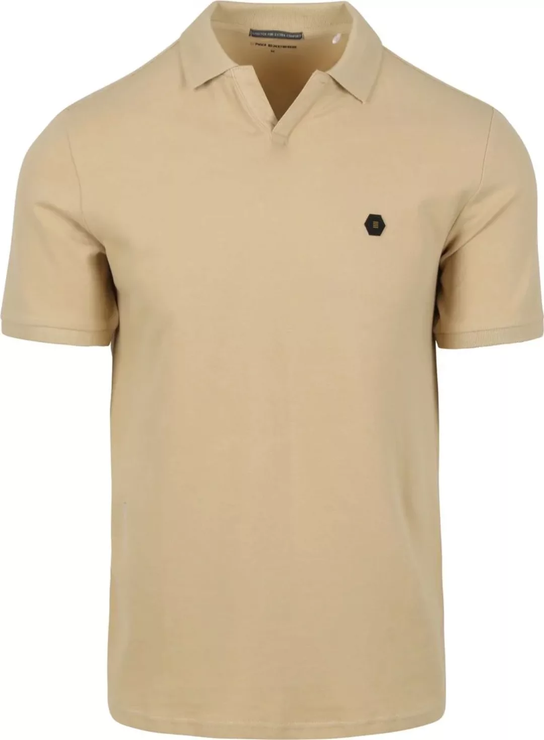 No Excess Poloshirt Riva Solid Beige - Größe XXL günstig online kaufen