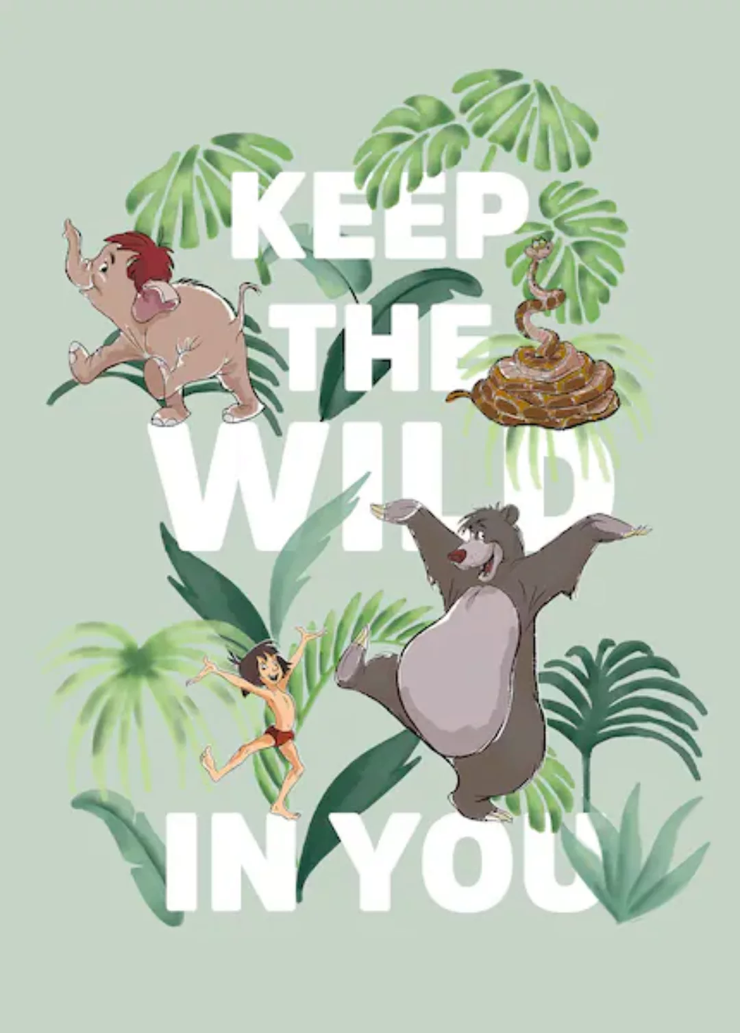 Komar Wandbild Jungle Book Wild 50 x 70 cm günstig online kaufen