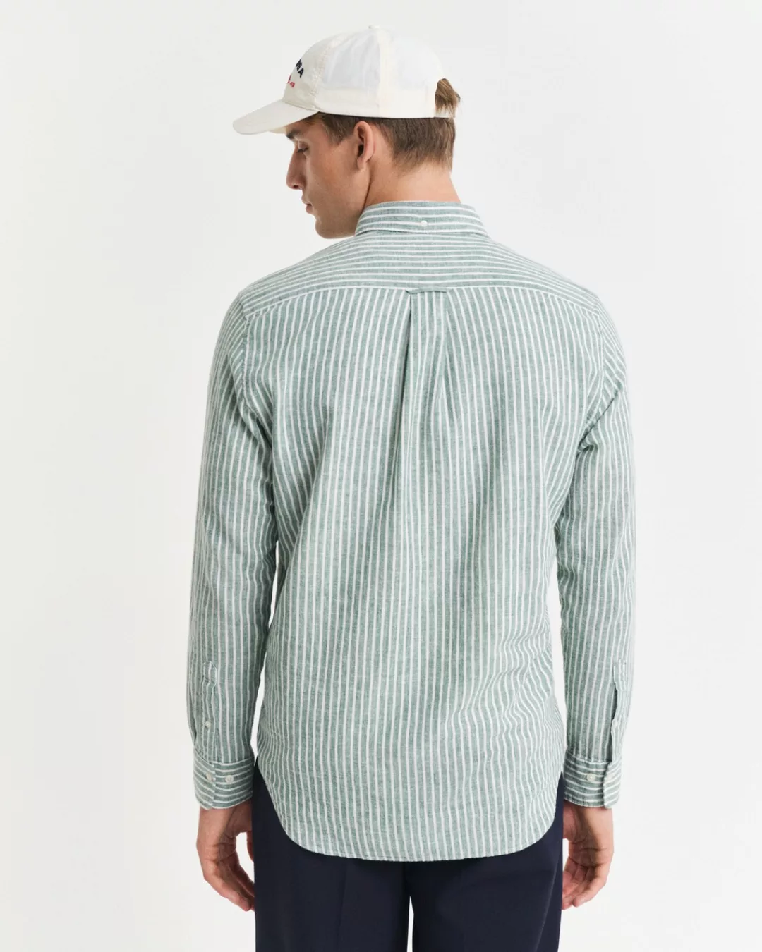 Gant Langarmhemd "REG COTTON LINEN STRIPE SHIRT", leicht, luftig und atmung günstig online kaufen