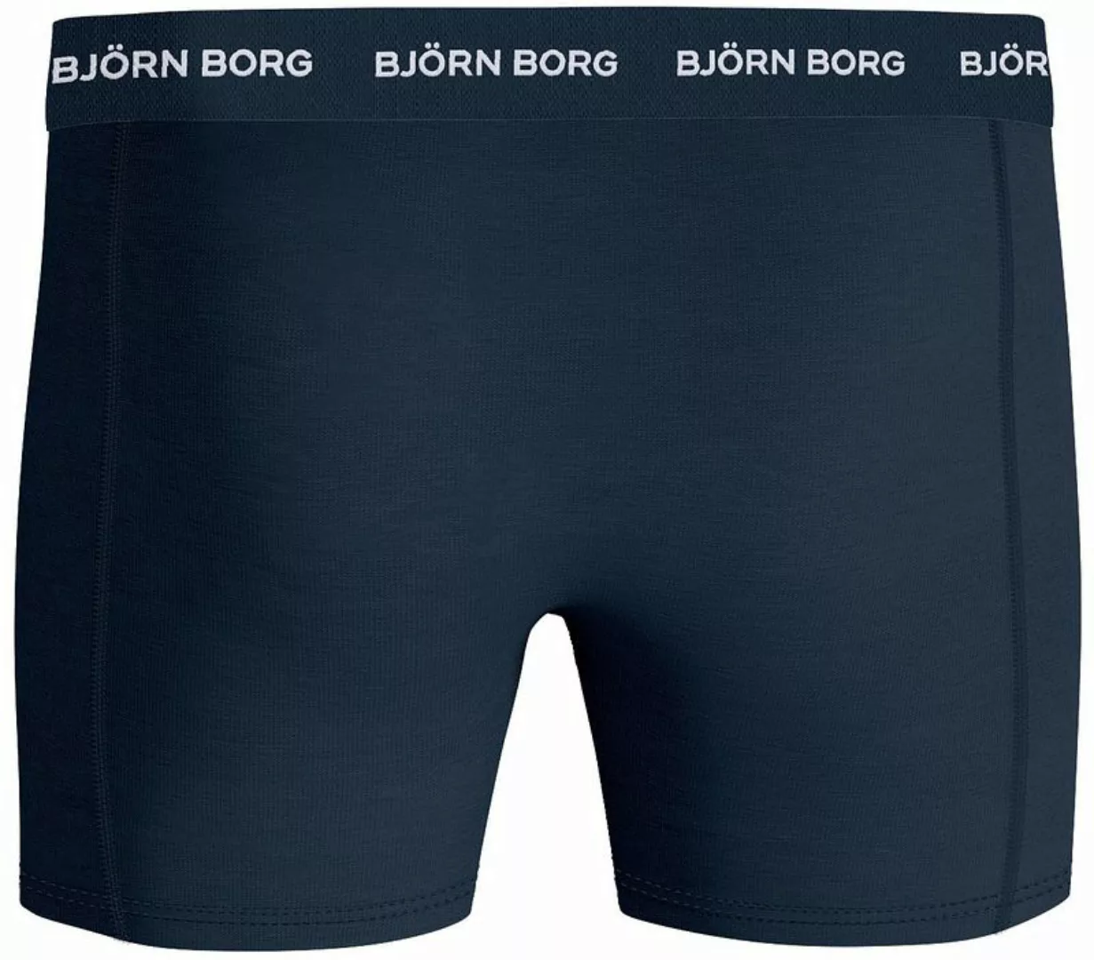 Bjorn Borg Boxers Cotton Stretch 3-Pack Schwarz Blau - Größe XXL günstig online kaufen