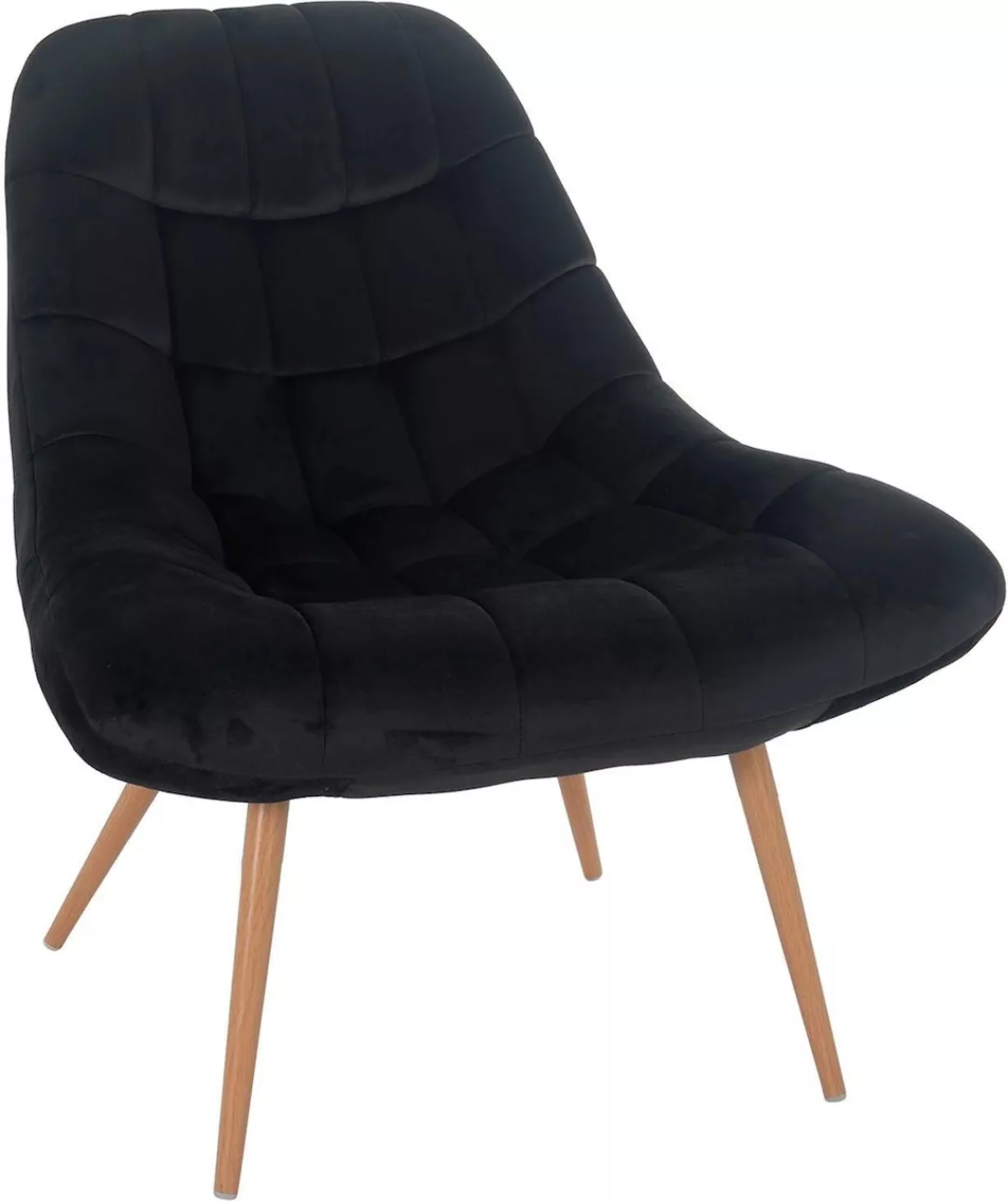 SalesFever Relaxsessel, mit XXL-Steppung, mit schwarzen oder naturfarbenen günstig online kaufen