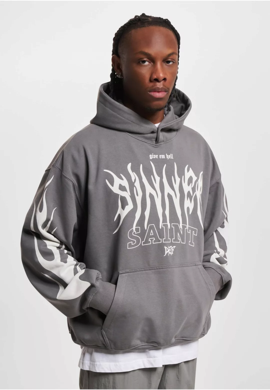 DEF Kapuzensweatshirt "DEF Herren DEF Saint Hoody", (1 tlg.) günstig online kaufen