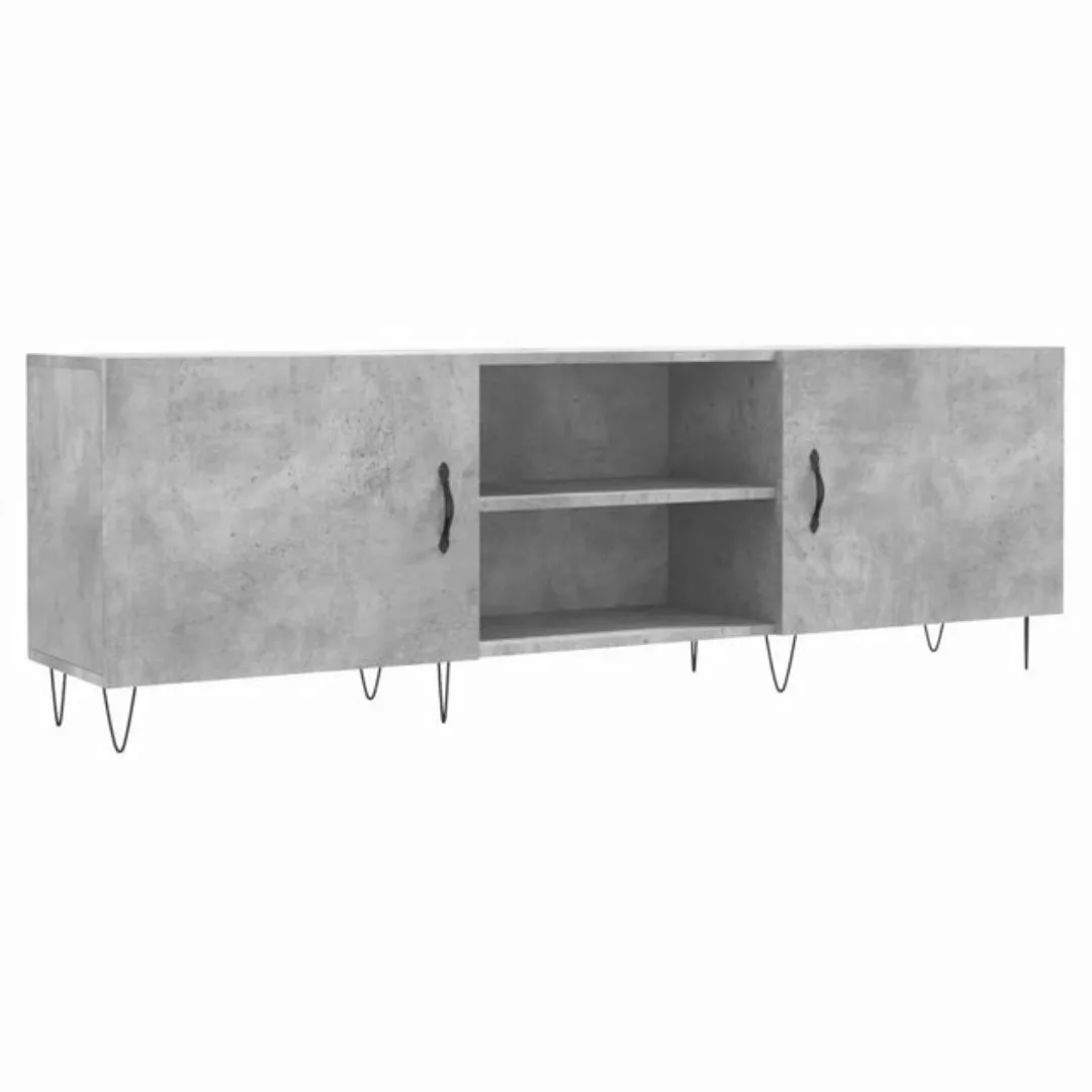 furnicato TV-Schrank Betongrau 150x30x50 cm Holzwerkstoff (1-St) günstig online kaufen