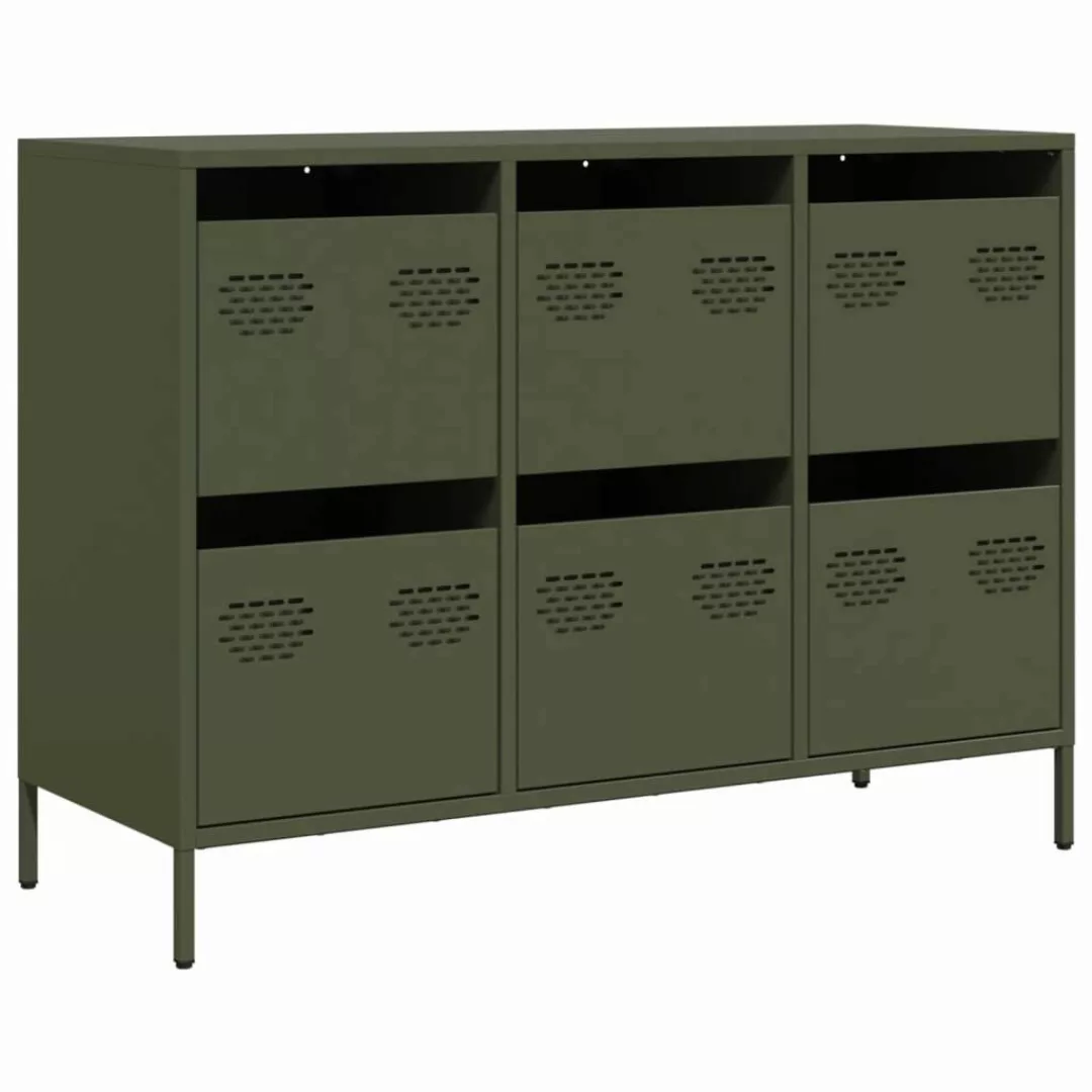vidaXL Sideboard Sideboard Olivgrün 101,5x39x73,5 cm günstig online kaufen