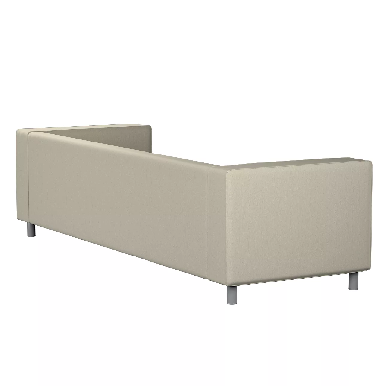 Bezug für Klippan 4-Sitzer Sofa, beige-grau, Bezug für Klippan 4-Sitzer, Ma günstig online kaufen